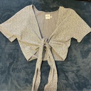 Princess Polly Tie Front Crop Top